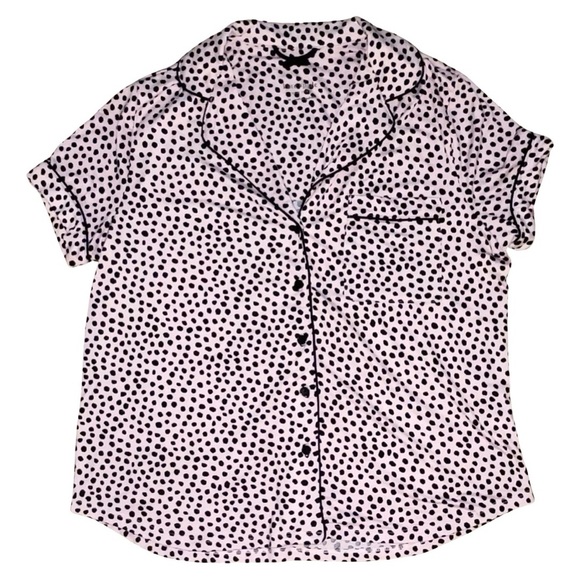 KATE SPADE NEW YORK Two-Piece Polka-Dot Pajama Set - Picture 2 of 15